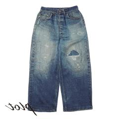 TOLQ�i�g���N�jKnit Denim Pants�i�j�b�g�f�j���p���c�j�R�b�g���j�b�g �X�E�F�b�g �X�E�F�b�g�p���c �W���J�[�h�D �f�j�� �f�j���p���c 