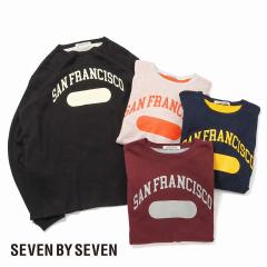 SEVEN BY SEVEN�i�Z�u���o�C�Z�u���jREVERSIBLE KNIT TEE L/S -San Francisco-�i���o�[�V�u�� �j�b�g �e�B�[ �����O�X���[�u�j25AW T�V��