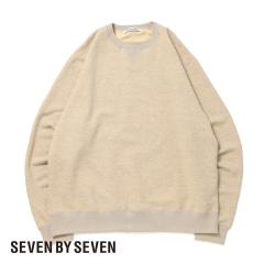 SEVEN BY SEVEN�i�Z�u���o�C�Z�u���jCREW NECK SWEAT SHIRTS�]Raffy loopback�]�i�N���[�l�b�N�X�E�F�b�g�V���c-���t�B�[ ���[�v�o�b�N-