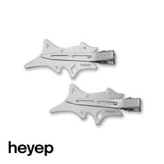 heyep(�w�C�b�v)Melted Metal Flat Clips-2Piece Set(�����e�b�h ���^�� �t���b�g �N���b�v-2�s�[�X�Z�b�g)�w�A�s�� �w�A�A�N�Z�T���[ �w