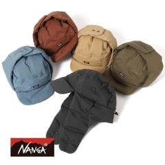 NANGA(�i���K)/HINOC RIPSTOP DOWN EAR FLAP CAP(�q�m�b�N ���b�v�X�g�b�v �_�E�� �C���[ �t���b�v �L���b�v)/�_�E�� �X�q ������ �A�E�g