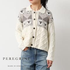 PEREGRINE(�y���O����)/MEGAN SHEEP CARDIGAN(���[�K�� �V�[�v �J�[�f�B�K��)/�j�b�g �E�[�� �E�[���J�[�f�B�K�� �P�[�u���҂� �p���j�b