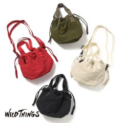 WILD THINGS(���C���h �V���O�X)/PUFF QUILT DRAWSTRING BAG(�p�t�L���g�h���[�X�g�����O�o�b�N)/�o�b�O �В��o�b�O �V�����_�[�o�b�O ��