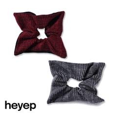 heyep(�w�C�b�v)/Plaid Square Scrunchie(�v���G�h �X�N�G�A �V���V��)/�H�~ �`�F�b�N�� �w�A�S�� �w�A�A�����W �w�A�A�N�Z �M�t�g