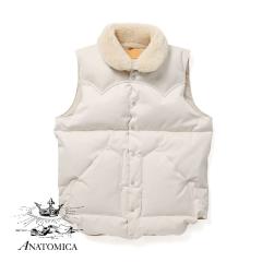 ANATOMICA�i�A�i�g�~�J�jRocky Mountain Featherbed Co. for ANATOMICA - CHRISTY VEST DUCK�i�A�i�g�~�J�ʒ� �N���X�e�B�x�X�g �_�b�N�j