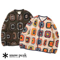 Snow Peak(�X�m�[�s�[�N)/Wool Jacquard Cardigan(�E�[�� �W���J�[�h �J�[�f�B�K��)/�����Y ���f�B�[�X ���j�Z�b�N�X �A�E�g�h�A�J�[�f�B