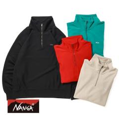 NANGA�i�i���K�jDRY MIX TERRY HALF ZIP SWEAT�i�h���C�~�b�N�X �e���[�n�[�t�W�b�v�X�E�F�b�g�j�X�E�F�b�g �z�� ���� UV�J�b�g �R�s����