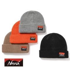 NANGA�i�i���K�jBOX LOGO BULKY BEANIE�i�{�b�N�X���S �o���L�[�r�[�j�[�j�r�[�j�[ �j�b�g�r�[�j�[ �A�N�����L���b�v �L���b�v