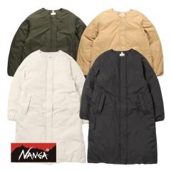 NANGA(�i���K) NO COLLAR DOWN COAT(�m�[�J���[�_�E���R�[�g) ���f�B�[�X �_�E���R�[�g �R�[�g �A�E�^�[ �J�W���A�� �h�� �_�E�� �~�A�E