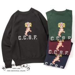WAREHOUSE�i�E�G�A�n�E�X�jLot.409 RAGLAN CREW SWEAT - C.C.S.F.�iLot.409 ���O���� �N���[�X�E�F�b�g - C.C.S.F.�j�X�E�F�b�g �g���[�i
