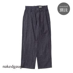 (MOONLOID�ʒ�)nakedgauge�i�l�C�L�b�h�Q�[�W�jASHLEY DENIM SLACKS�i�A�V�����[ �f�j�� �X���b�N�X�j�ʒ� �f�j���X���b�N�X �C���f�B�S 