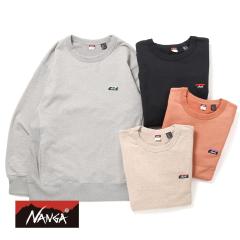 NANGA�i�i���K�jECO HYBRID MINI BOX LOGO EMBROIDERY SWEATSHIRT�i�G�R�n�C�u���b�h �~�j�{�b�N�X���S �G���u���C�_���[ �X�E�F�b�g�V��