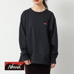 NANGA�i�i���K�jECO HYBRID MINI BOX LOGO EMBROIDERY SWEATSHIRT�i�G�R�n�C�u���b�h �~�j�{�b�N�X���S �G���u���C�_���[ �X�E�F�b�g�V��