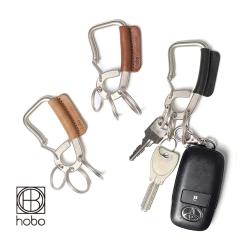 hobo�i�z�[�{�[�jCARABINER KEY RING WITH HORSE LEATHER�i�J���r�i �L�[�����O �E�B�Y �z�[�X���U�[�j�L�[�z���_�[ �A�N�Z�T���[ ���U�[