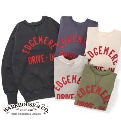 WAREHOUSE�i�E�G�A�n�E�X�jLot.401 SET-IN SLEEVE SWEAT / EDGEMERE�iLot.401 �Z�b�g�C���X���[�u �X�E�F�b�g / �G�b�W���A�j���N�� �X�E