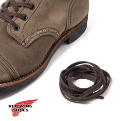 RED WING�i���b�h�E�B���O�j48 Flat Waxed Laces / BROWN�i48�C���` �t���b�g ���b�N�X�h ���[�X / �u���E���j�C�R �V���[���[�X ���R ��