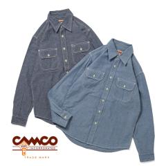 CAMCO�i�J���R�jCHAMBRAY SHIRTS�i�V�����u���[�V���c�j���� ���[�N�V���c �R�b�g�� �C���h�� �o�N�ω� �t�@�N�g���[�u�����h