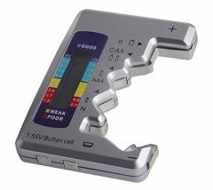 zmart デジタル バッテリー テスター チェッカー 単1形 単2形 単3形 単4形 9V 1.5V ボタン電池 測定 電圧