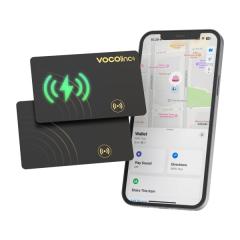 VOCOlinc Airタグ カード型 超薄(0.16cm) 「ワイヤレス充電対応」 紛失