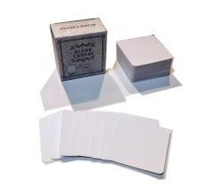 BLANK CANVAS 無地カード(ブランクカード) 100枚セット 70x70mm(スクエア)|ボードゲーム・カードゲーム・メモ・学習用