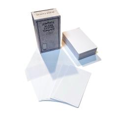 BLANK CANVAS 無地カード(ブランクカード) 100枚セット 70x120mm(タロットサイズ) |ボードゲーム・カードゲーム・メモ・学習用