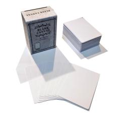BLANK CANVAS 無地カード(ブランクカード) 100枚セット 63x88mm(ポーカーサイズ)|ボードゲーム・カードゲーム・メモ・学習用