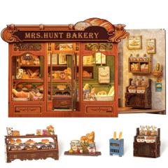 ビリー 手作りドールハウスキット 懐かしの市場キット 菓子パン屋 8665