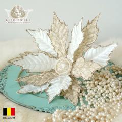 �N���X�}�X�c���[ ���� �I�[�i�����g GOODWILL �O�b�h�E�B�� �p�[���|�C���Z�`�A�N���b�v �S�[���h �z���C�g 30cm [J 61454]