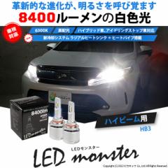 P LED MONSTER L8400 nCr[Lbg 8400lm zCg 6300K HB3 15-C-1