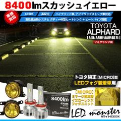 �g���^ �A���t�@�[�h (AGH/AAHH/AAHP40�n)�Ή� H11 led MICRO LED MONSTER L8400 �C�G���[�K���X�����Y �t�H�O�����v�L�b�g 8400lm �� 44