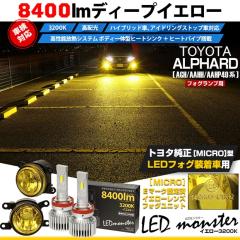 �g���^ �A���t�@�[�h (AGH/AAHH/AAHP40�n)�Ή� H11 led MICRO LED MONSTER L8400 �C�G���[�K���X�����Y�t�H�O�����v�L�b�g 8400lm ���F 4