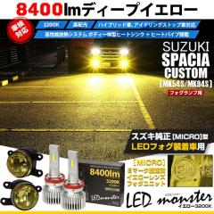 �X�Y�L �X�y�[�V�A�J�X�^�� (MK54S/MK94S) �Ή� MICRO �o���u LED MONSTER L8400 �C�G���[�K���X�����Y �t�H�O�����v�L�b�g 8400lm �C�G