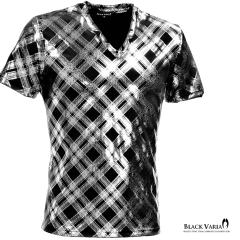 ���[���։�/�ꖇ�܂� T�V���c ���� V�l�b�N �`�F�b�N�� ���^���b�N �� �����Y ���{�� �h�� �X�g���b�`(�u���b�N���V���o�[��) 183709