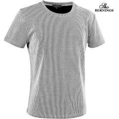 T�V���c ���� �N���[�l�b�N �X�g���C�v�� �����Y �V���v�� mens(�z���C�g��) 342242