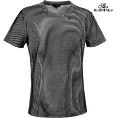 T�V���c ���� �N���[�l�b�N �X�g���C�v�� �����Y �V���v�� mens(�u���b�N��) 342242