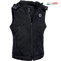 VIOLA rumore ���B�I�� �r�I�� ���ȃx�X�g �p�[�J�[ �X�g���C�v�N�� �����Y �A�E�^�[ �t���W�b�v�x�X�g �t�@�b�V����(�u���b�N��) 62104