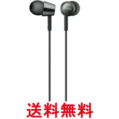 ソニー SONY イヤホン MDR-EX155 : カナル型 ブラック MDR-EX155 B