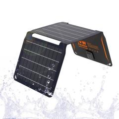 FlexSolar 100W 折り畳み式ソーラーパネル USB-C/USB-A/DC出力 太陽光