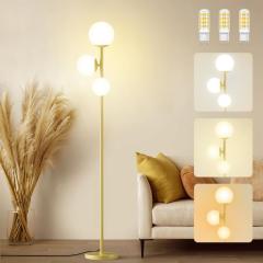 IKEA イケア フロアランプ 真ちゅう グリーングレー m70543843