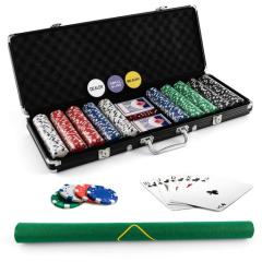 GIANTEX ポーカーチップ 500枚 5色 数字なし カジノ11G ポーカーセット