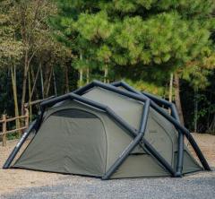 SPRINGHILL エアードームテント TCテント 4-6人用 煙突穴付き 家族