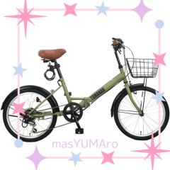 TOMONAU 折りたたみ自転車 折り畳み自転車 20インチ 6段変速 カゴ 