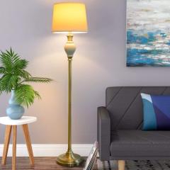 IKEA イケア フロアランプ 真ちゅう グリーングレー m70543843