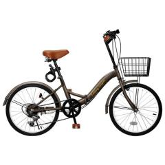 JIEBEIER 自転車 折りたたみ自転車 20インチ 7段変速 リアキャリア付き