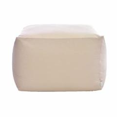 フレックス販売 ビーズクッション 埋もれる幸せ 日本製 2WAYキューブ ベージュ Lサイズ アースカラー PCM-6512T BE