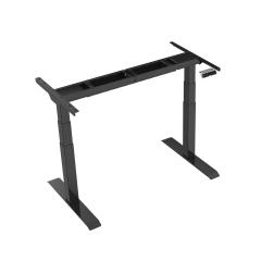 FLEXISPOT スタンディングデスク 電動式昇降デスク 高さ調節 5年 人間工学 パソコンデスク ブラック ゲーミングデスク E7B