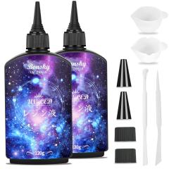 Bonsky レジン液 UV/LED対応レジン液 大容量600g ハードタイプ成 Bonsky レジン液 UV/LED対応レジン液 大容量240g ハードタイプ成形 UV