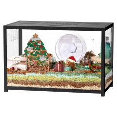 BUCATSTATE ハムスター メタル製 800 ケージ 飼育ケージ クリア 透明