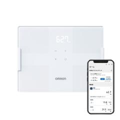 オムロン 体重 体組成計 カラダスキャン ホワイト KRD-503T-W スマホ