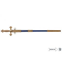 模造刀 メディーバル ソード シルバー DENIX デニックス 4183/NQ 123cm